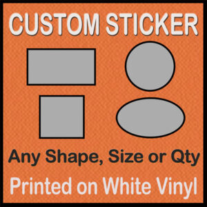 Custom Made Printed Stickers
