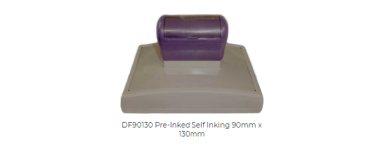 What is the difference between self-inking stamps and pre-inked stamps